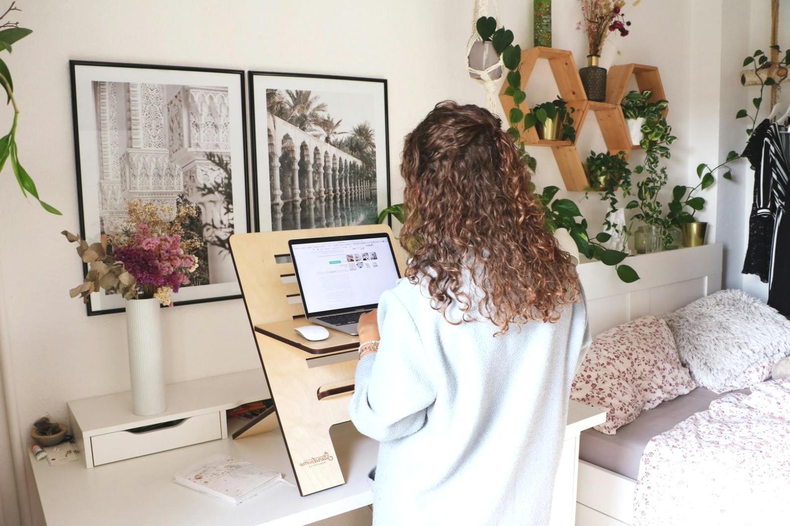 Espace de travail organisé pour la formation à distance